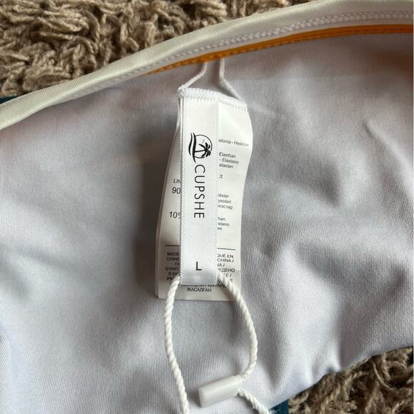 NWT! Cupshe Blue / Orange Swim Bikini Bottom Size Large - Picture 3 of 12